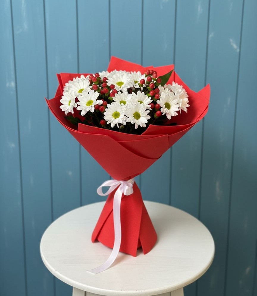 Букет цветов из: Хризантемы в Лазарево