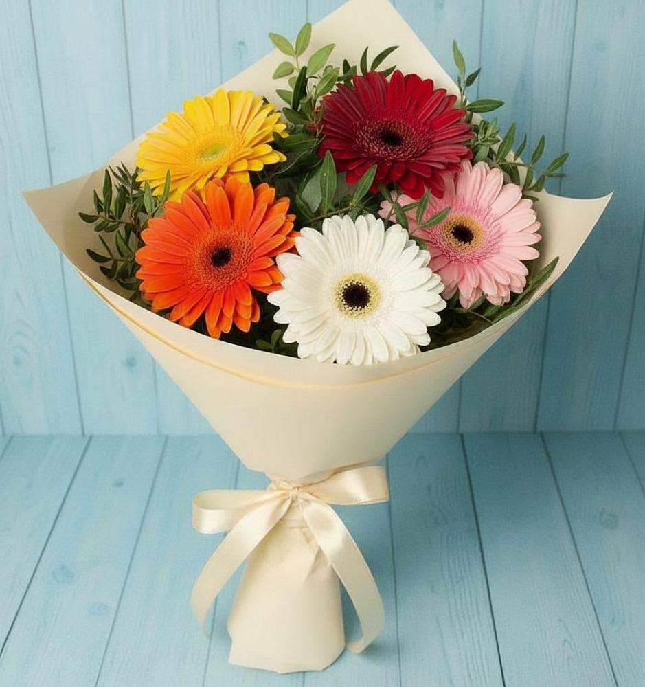 Букет цветов из: Герберы в Лазарево