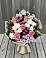 Букет цветов из: Альстромерии, Гвоздики, Розы и Хризантемы в Лазарево