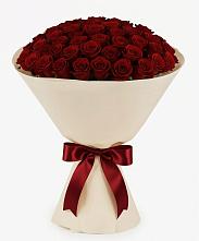 Букет 101 Бордовая роза Блэк Бакарра в Лазарево