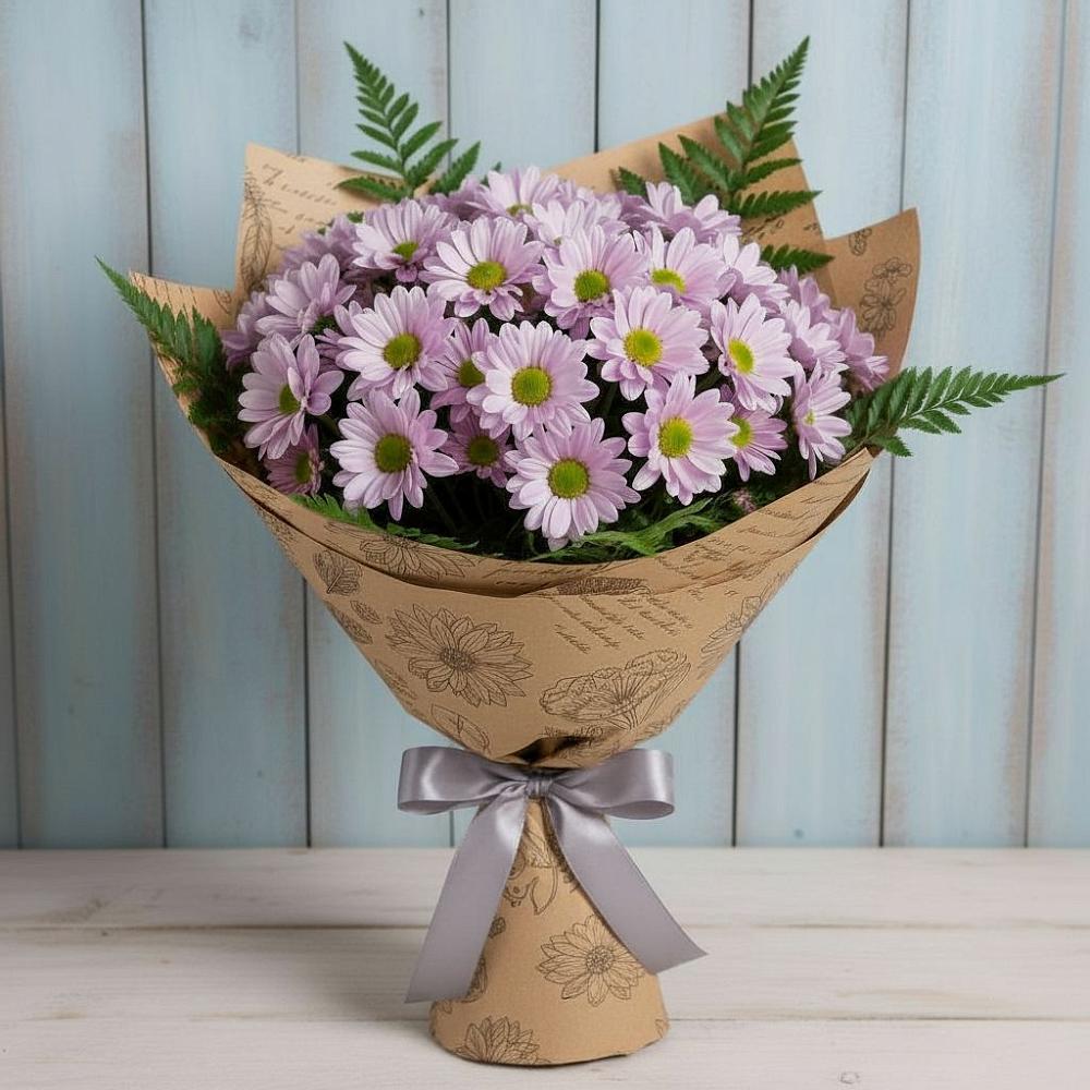 Букет цветов из: Хризантемы в Лазарево