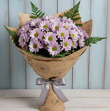 Букет цветов из:  Хризантемы в Лазарево