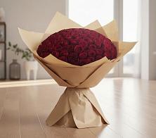 Букет 101 Красная роза в Лазарево