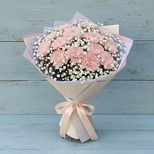 Букет цветов из:  Гвоздики в Лазарево