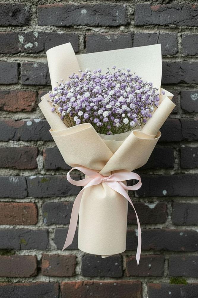 Букет цветов из: Гипсофила в Лазарево