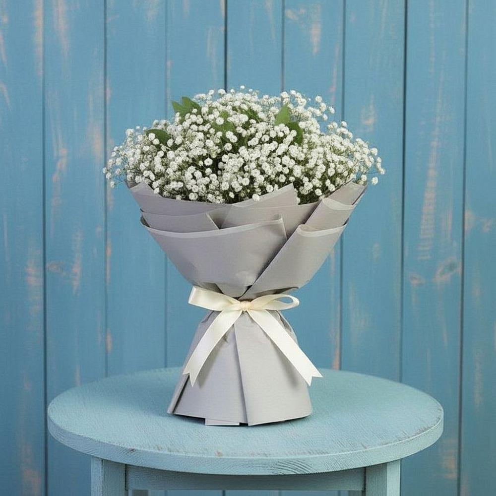 Букет цветов из: Гипсофила в Лазарево