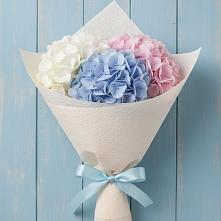 Букет цветов из:  Гортензия #REPLACE_PRED# Лазарево