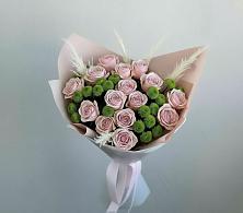 Букет цветов из:  Розы и Хризантемы в Лазарево