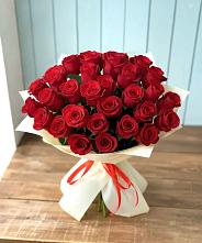 Букет 29 Красных роз в Лазарево
