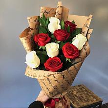 Букет цветов из:  Розы #REPLACE_PRED# Лазарево